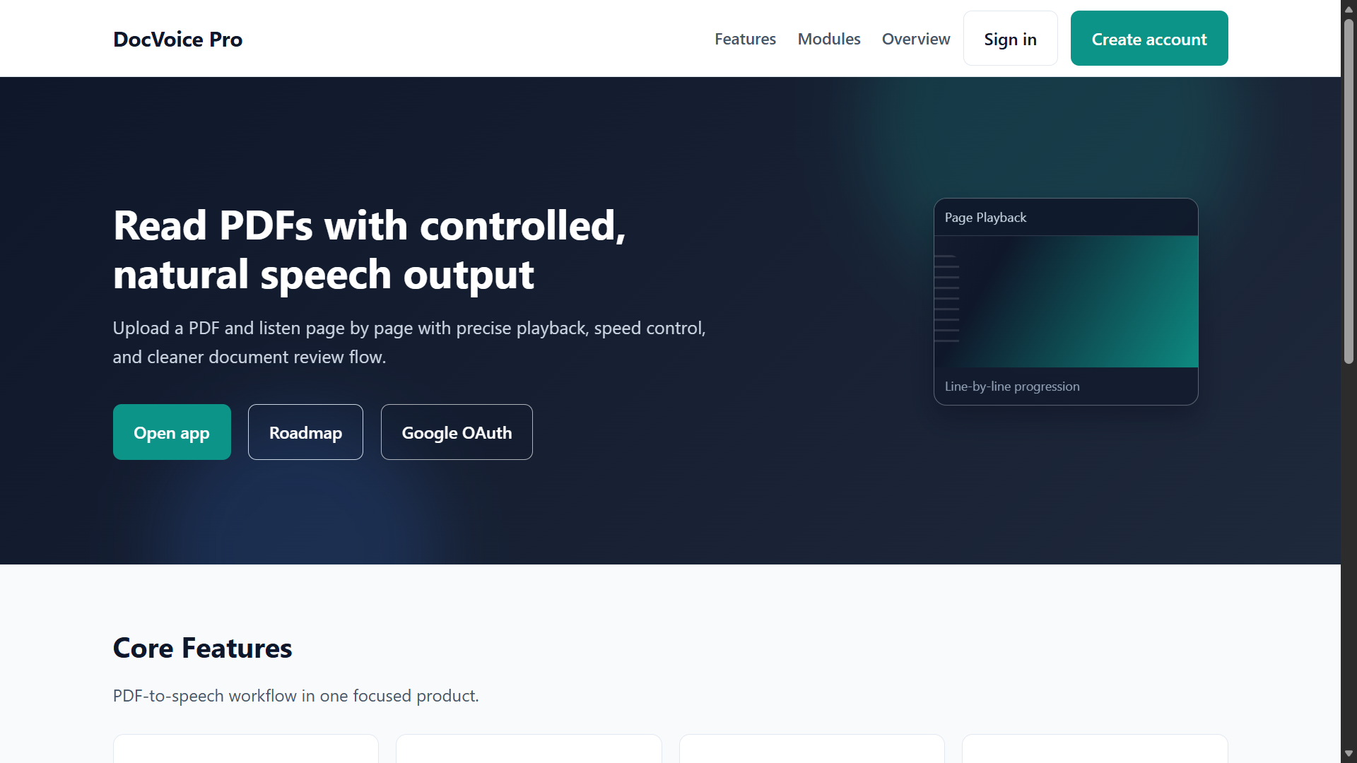 DocVoice - PDF Speech Reader