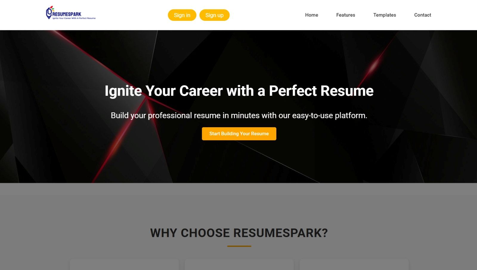 Resume Spark